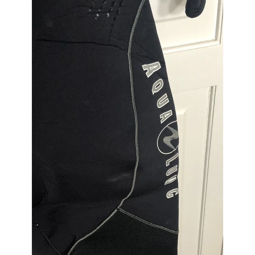 NWT Aqua Lung AquaFlex Full Wetsuit 3mm Scuba Dive Snorkel Jumpsuit Black Grey